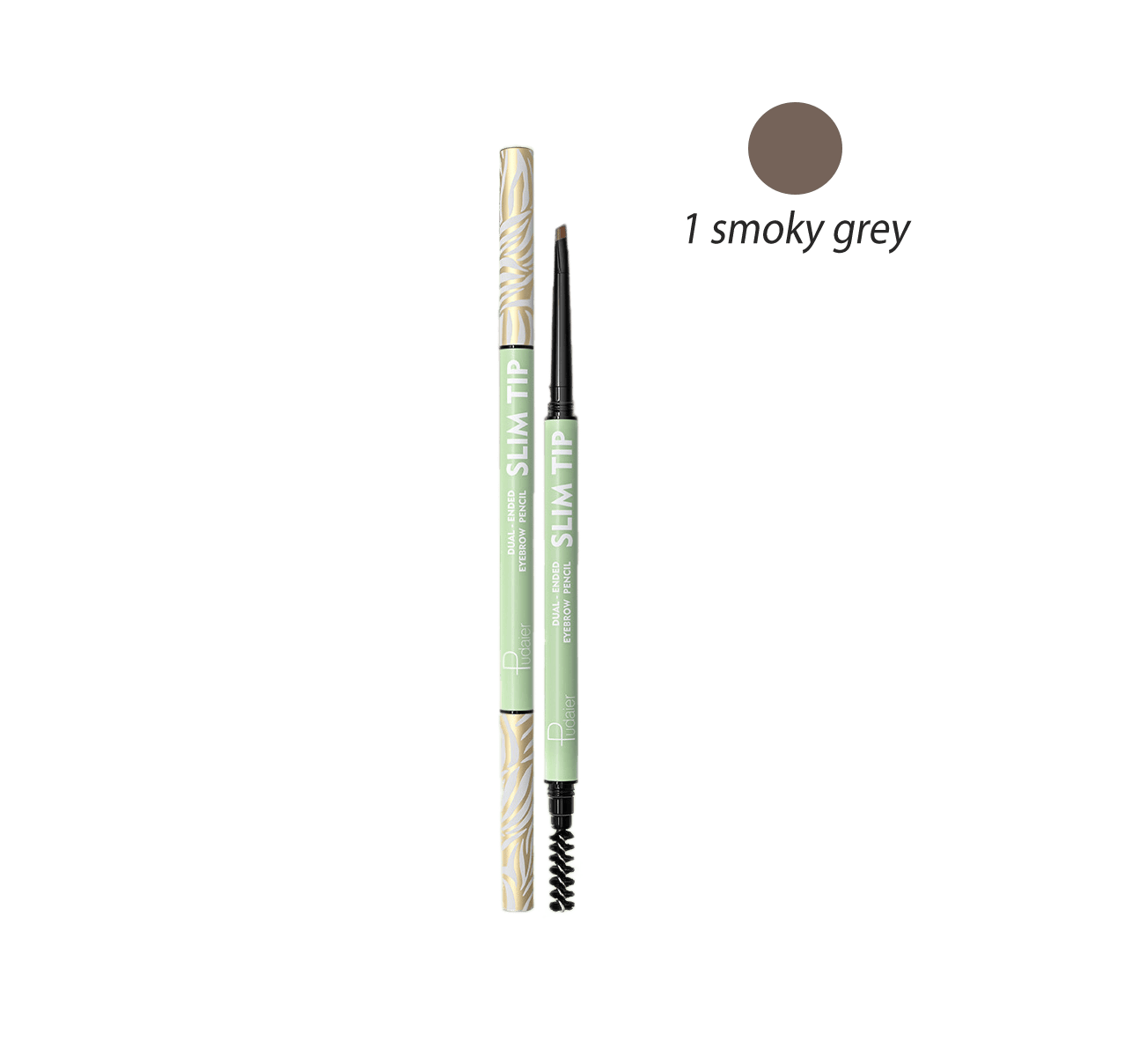 PUDAIER FLOWING LINES Dual-Ended Waterproof Eyebrow Pencil بوداير قلم حواجب مقاوم للماء ذو ​​طرفين